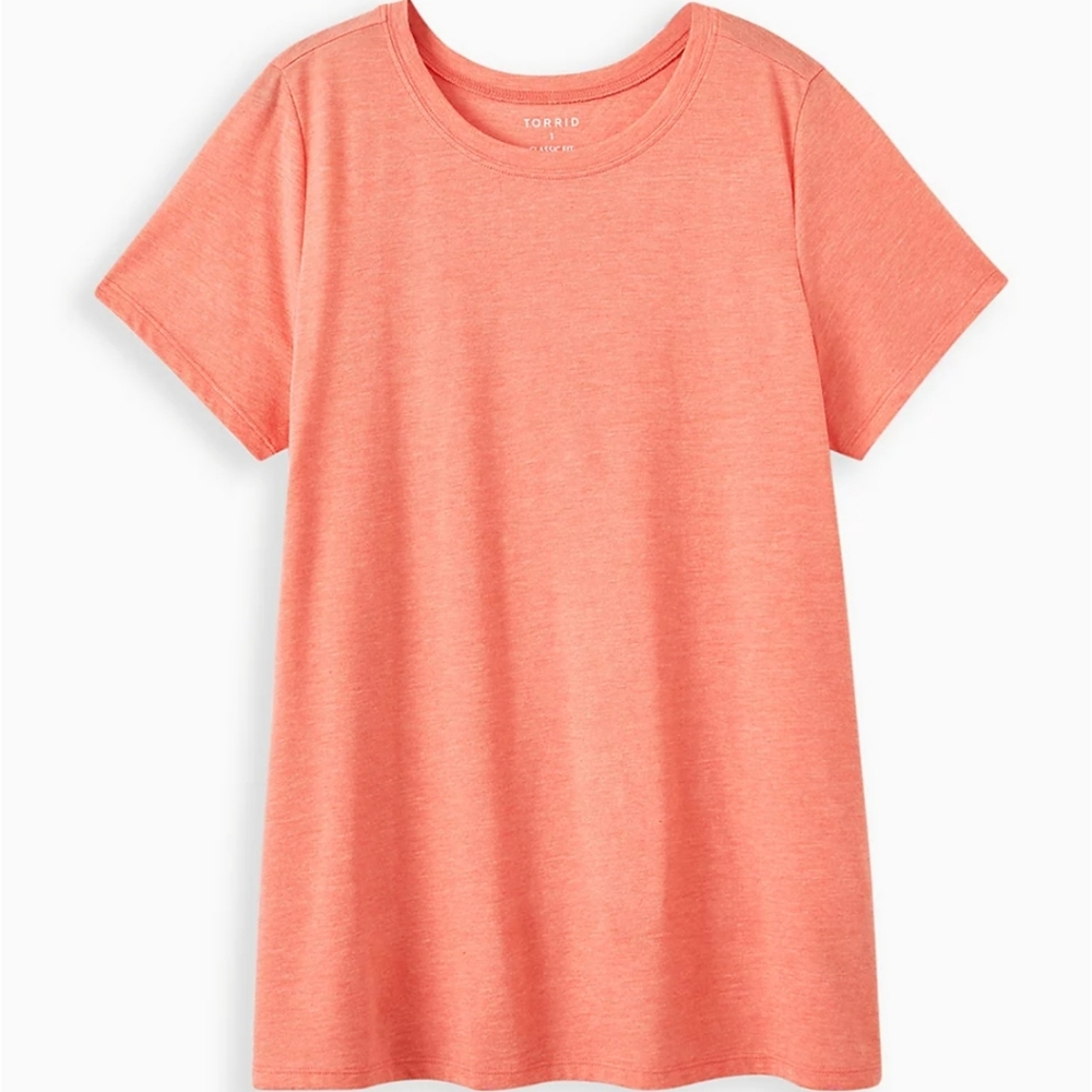 Torrid coral classic fit tee